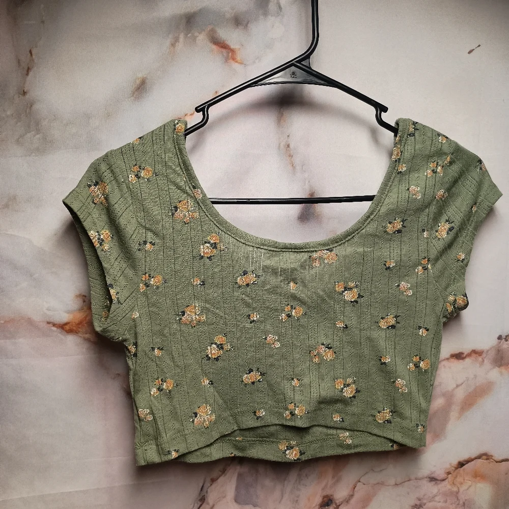 Colsie Green Floral‎ 2pc Sleepset